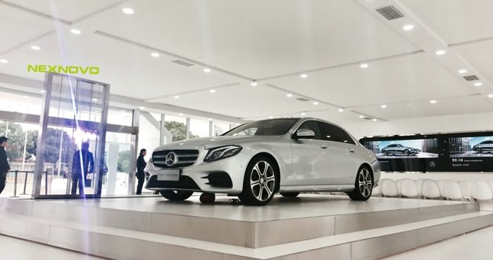Mercedes-Benz攜手晶泓(NEXNOVO)透明LED顯示屏開展E級(jí)車智享體驗(yàn)全國巡展(圖2)