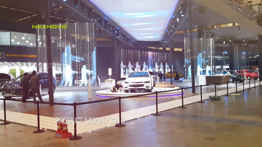 韓國(guó)雪佛蘭車(chē)展透明LED租賃屏(圖3)