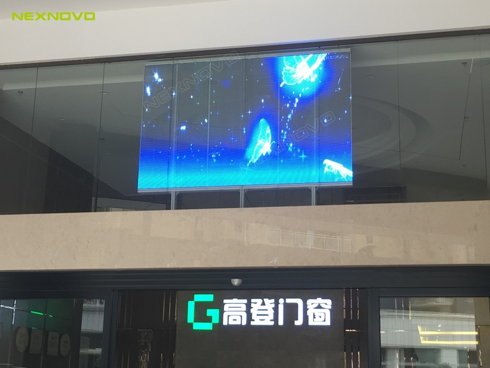 貴州匯悅灣門店透明LED顯示屏項目(圖5)